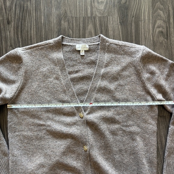 Pretty Lavish New Womens Brown Felicity Knot Shank Cardigan XS - Picture 10 of 11